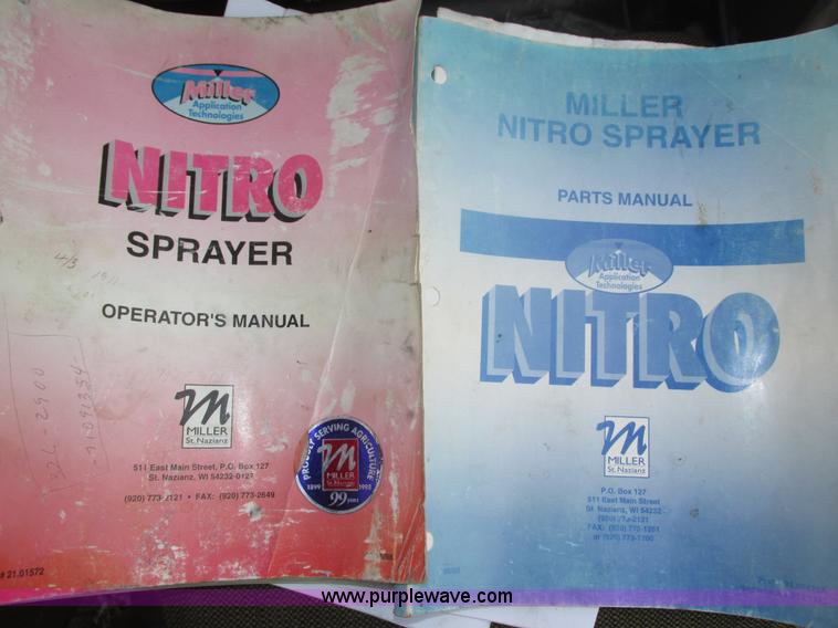 image for item J8765 1998 Miller Nitro sprayer