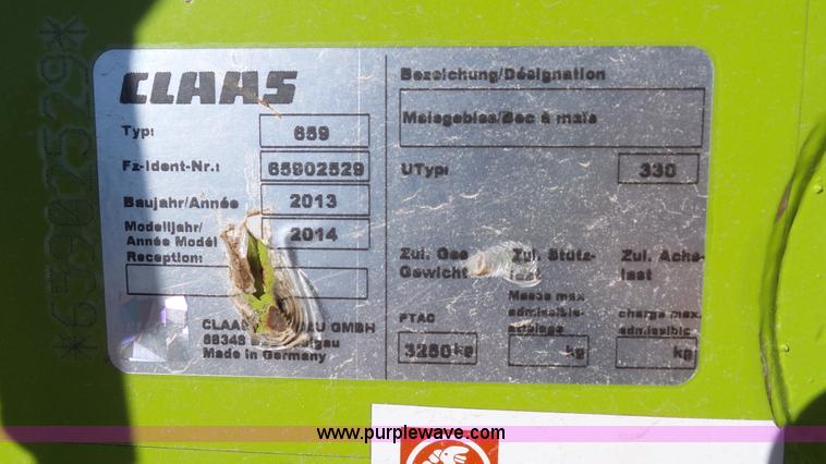 image for item K5765 2013 Claas Orbis 750 forage head
