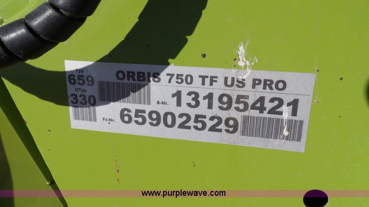 image for item K5765 2013 Claas Orbis 750 forage head