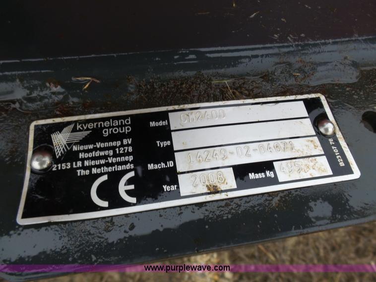 image for item K7632 2008 Vicon CM2400 disc mower