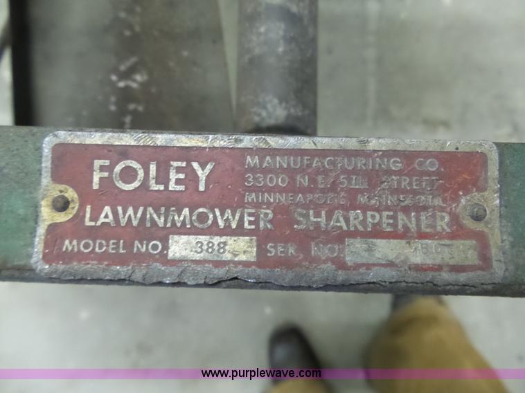 image for item K7642 Foley 388 lawn mower blade sharpener