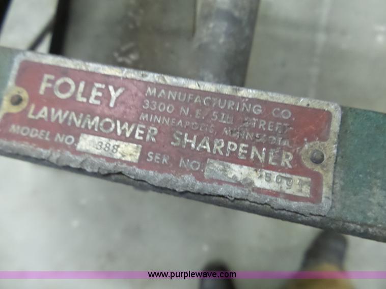 image for item K7642 Foley 388 lawn mower blade sharpener