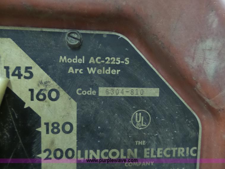 image for item K7643 Lincoln AC-225-S welder