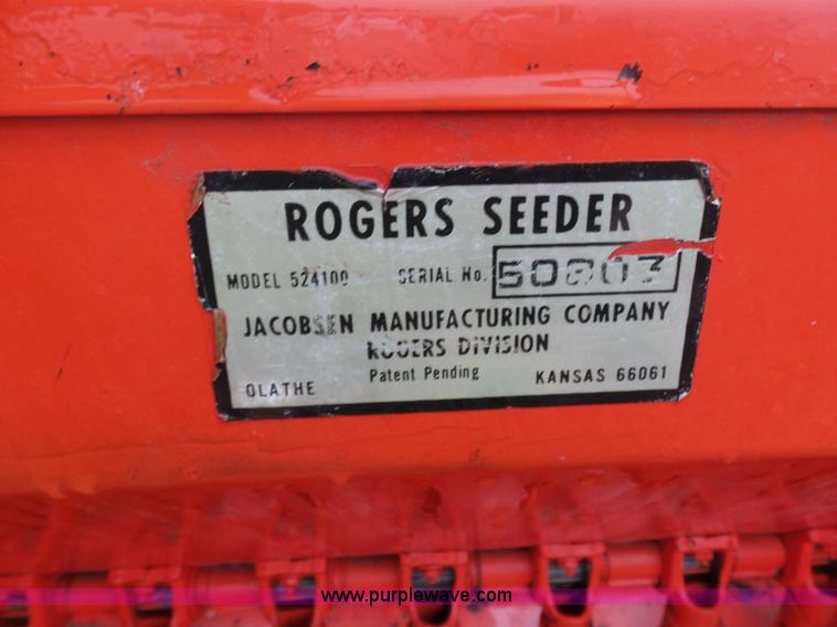 image for item K7648 Jacobsen split seeder