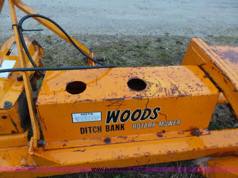 image for item K7650 Woods S106 ditch bank rotary mower