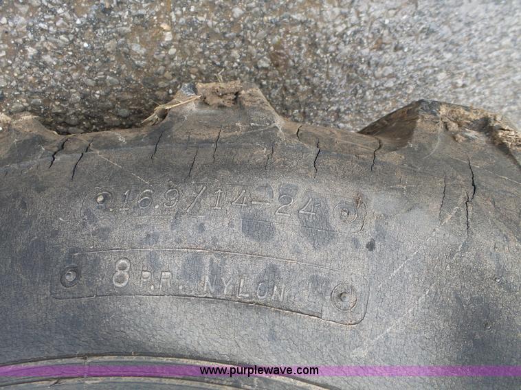 image for item K7664 Ford 3910 tractor with Brouwer sod harvester