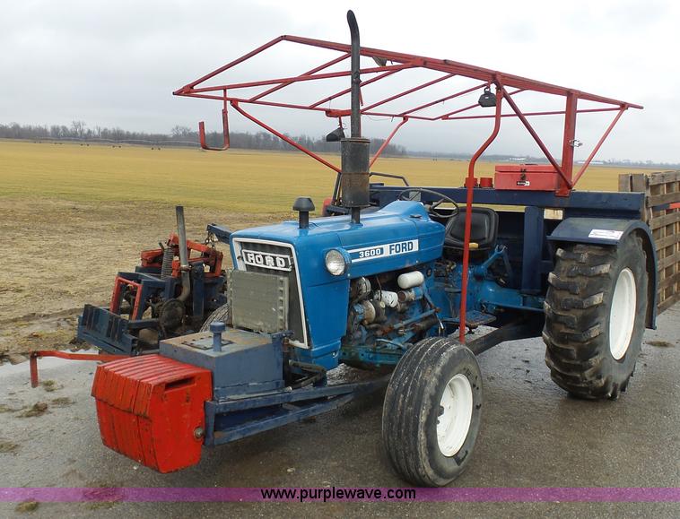image for item K7665 Ford 3600 tractor with Brouwer sod harvester