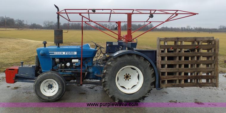 image for item K7665 Ford 3600 tractor with Brouwer sod harvester