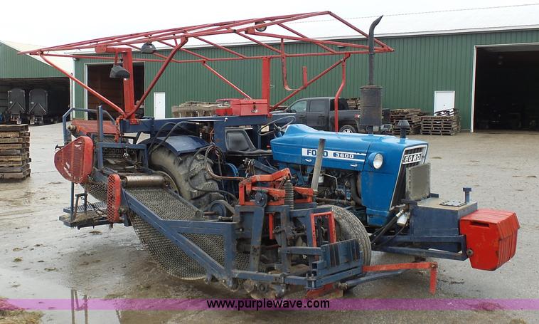 image for item K7665 Ford 3600 tractor with Brouwer sod harvester