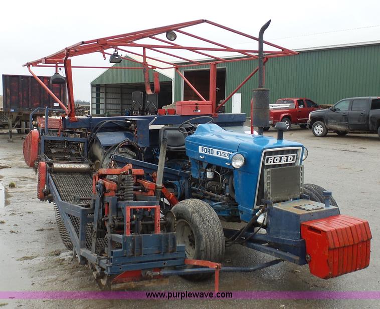 image for item K7665 Ford 3600 tractor with Brouwer sod harvester