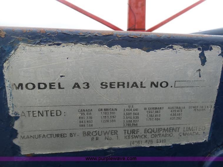 image for item K7665 Ford 3600 tractor with Brouwer sod harvester