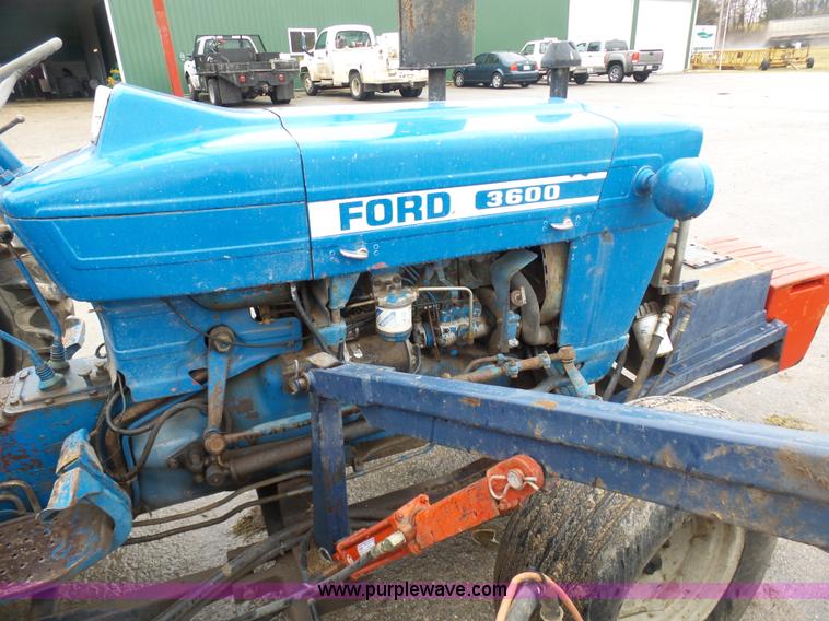 image for item K7665 Ford 3600 tractor with Brouwer sod harvester