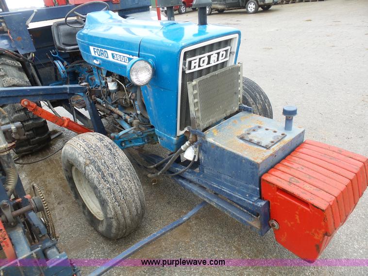 image for item K7665 Ford 3600 tractor with Brouwer sod harvester