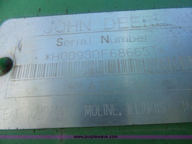 image for item L5394 2000 John Deere 930F flex head