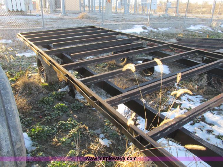 image for item L7014 1996 Homemade flatbed trailer