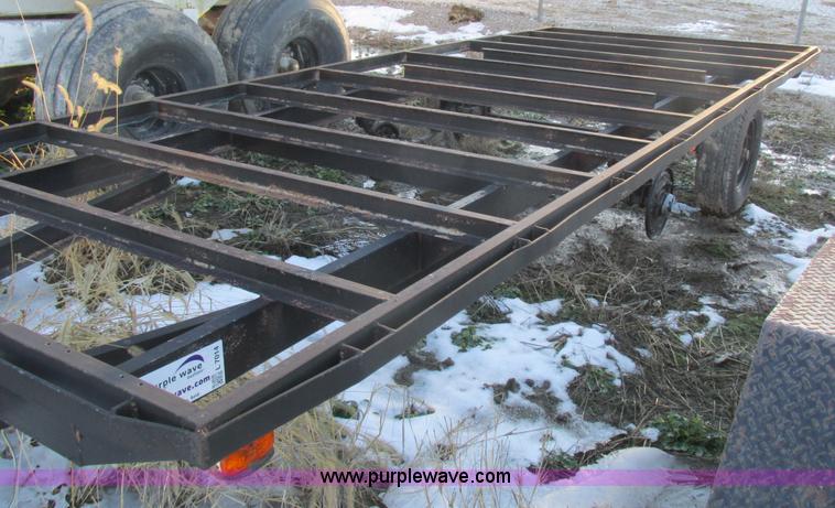 image for item L7014 1996 Homemade flatbed trailer