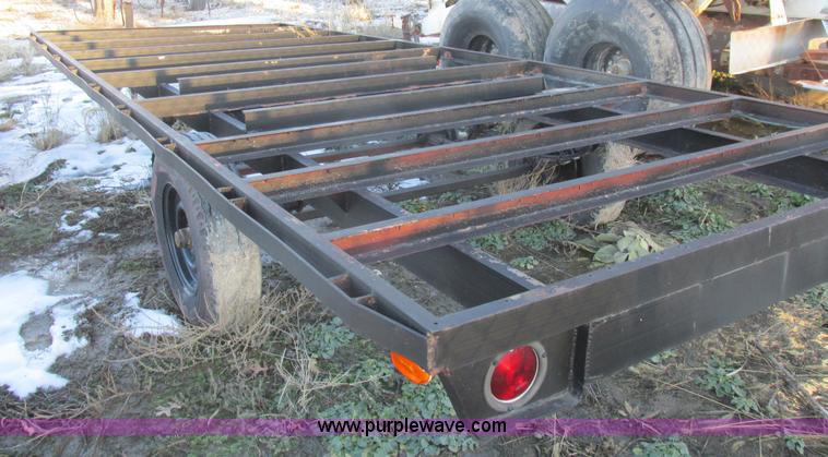 image for item L7014 1996 Homemade flatbed trailer