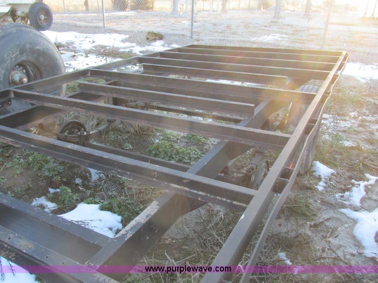 image for item L7014 1996 Homemade flatbed trailer