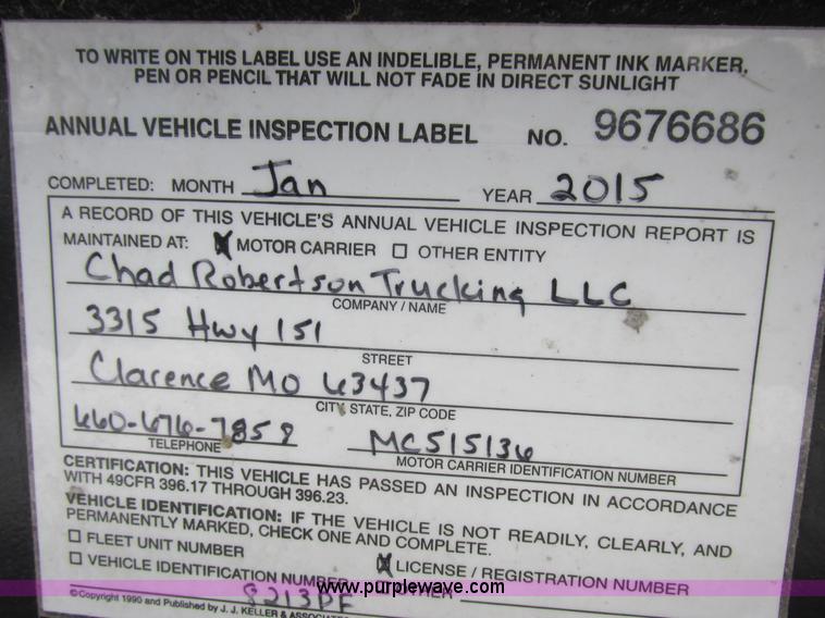 image for item L7024 1993 Jantz combine trailer