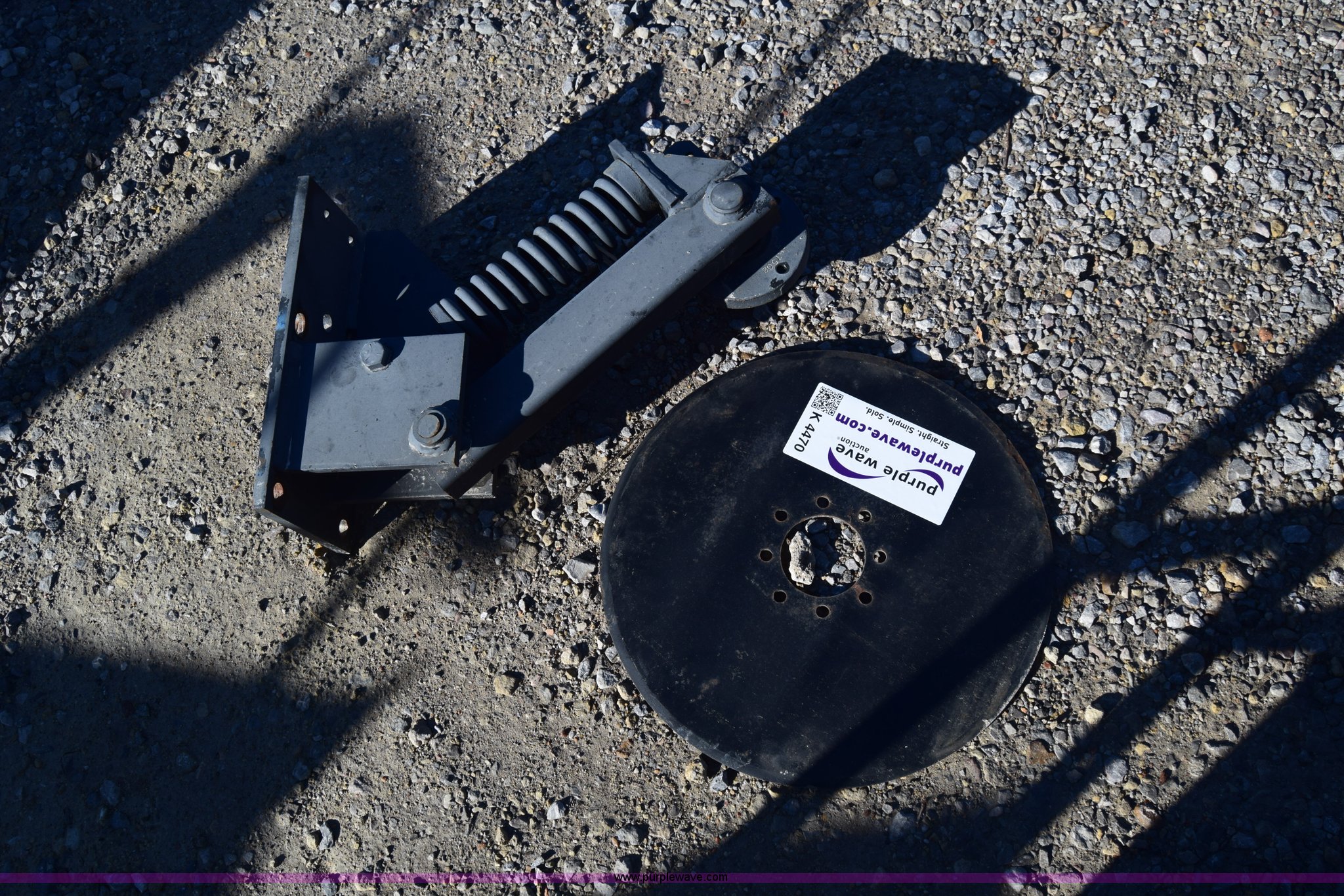 Spring loaded coulter in Wichita, KS Item K4470 sold Purple Wave