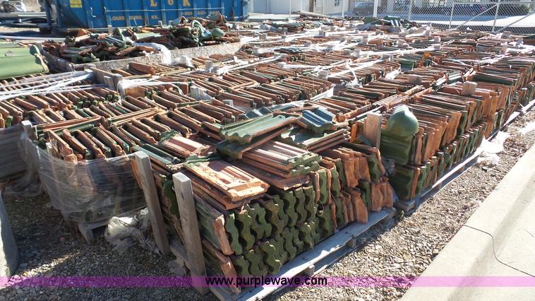 image for item BF9157 Assorted Ludowici roofing tiles