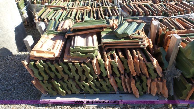 image for item BF9157 Assorted Ludowici roofing tiles