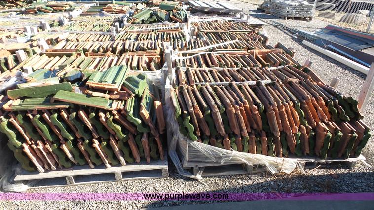 image for item BF9157 Assorted Ludowici roofing tiles