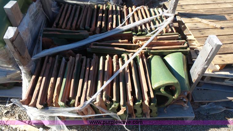 image for item BF9157 Assorted Ludowici roofing tiles
