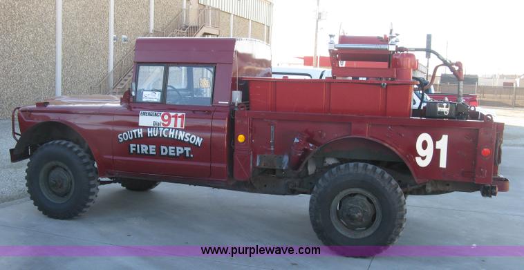 image for item J2962 1968 Kaiser Jeep M715 fire truck