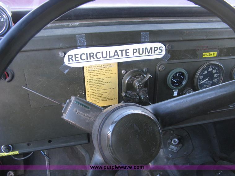 image for item J2962 1968 Kaiser Jeep M715 fire truck