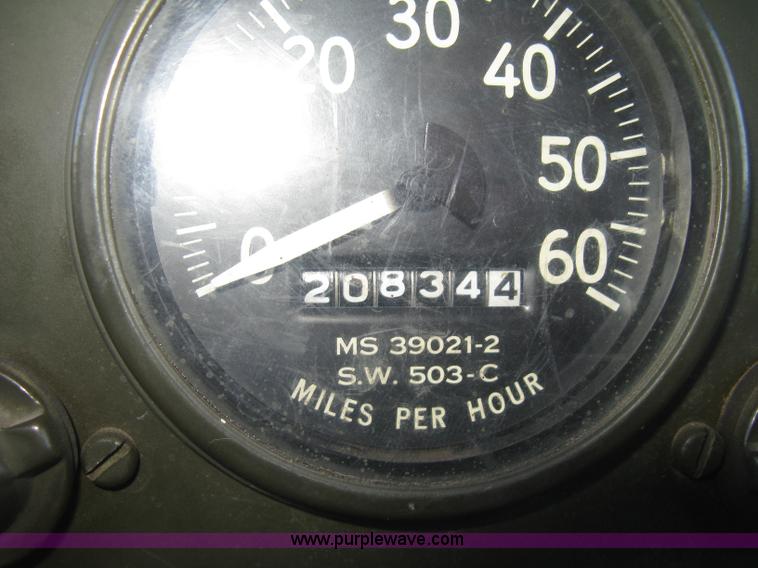 image for item J2962 1968 Kaiser Jeep M715 fire truck