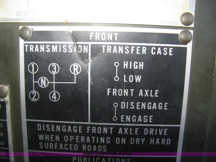 image for item J2962 1968 Kaiser Jeep M715 fire truck