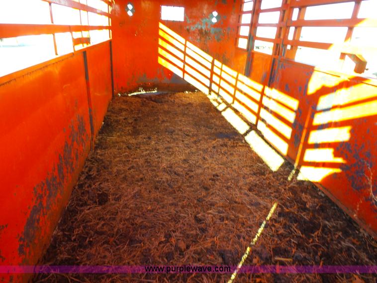 image for item J7658 1994 Chaparral livestock trailer