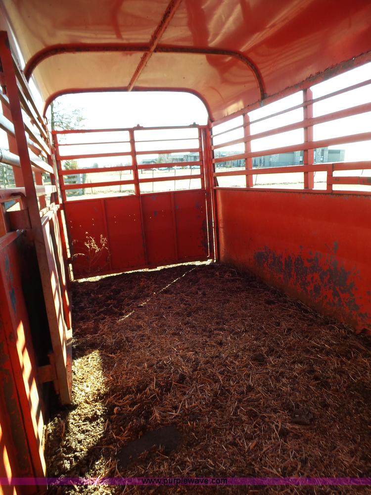 image for item J7658 1994 Chaparral livestock trailer