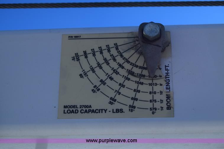 image for item K4466 1996 Chevrolet 3500 utility truck with crane