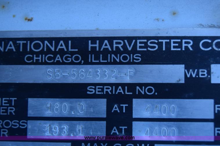 image for item K4476 1965 International 1600 winch truck