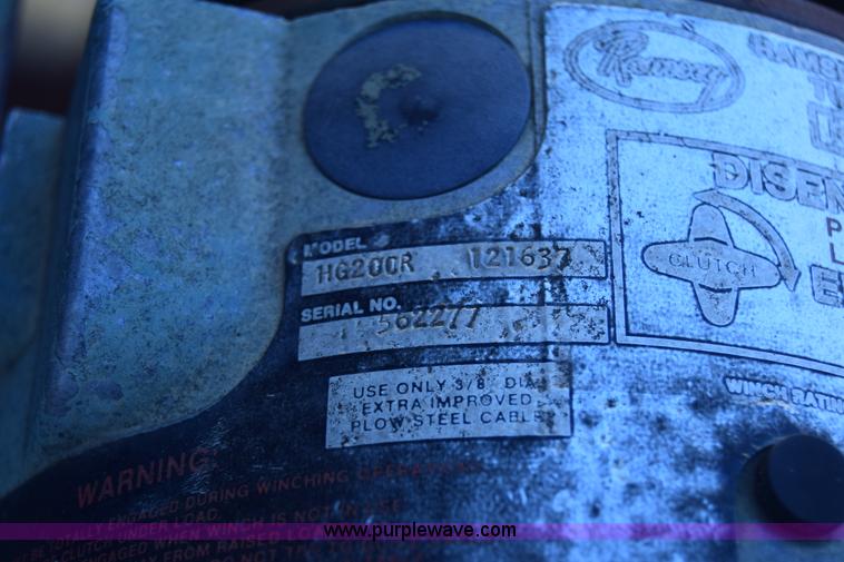 image for item K4476 1965 International 1600 winch truck