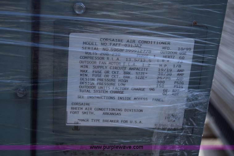 image for item K4479 Rheem Corsaire furnace