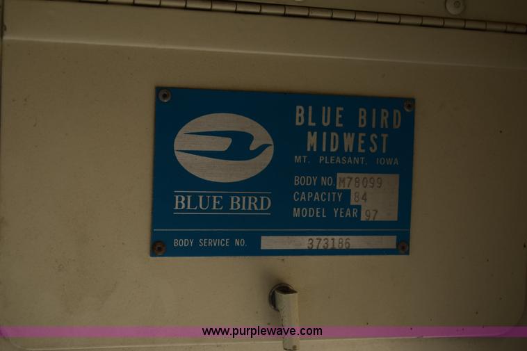 image for item K4482 1997 Blue Bird TC2000 school bus