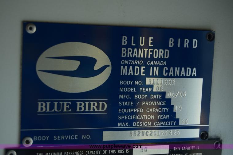 image for item K4485 2005 Ford Econoline E450 school bus