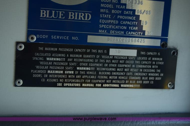 image for item K4485 2005 Ford Econoline E450 school bus