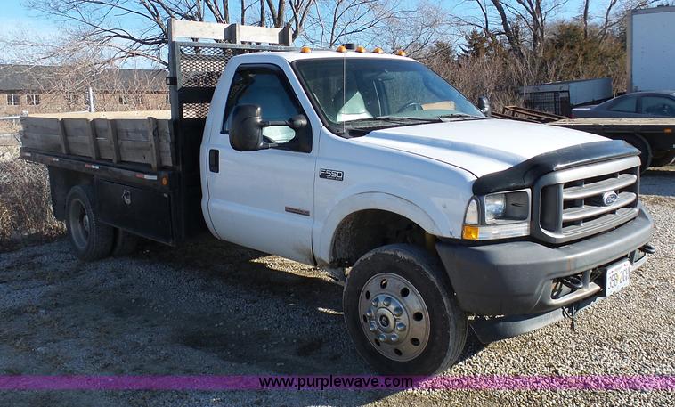 image for item K5484 2004 Ford F550 flatbed truck