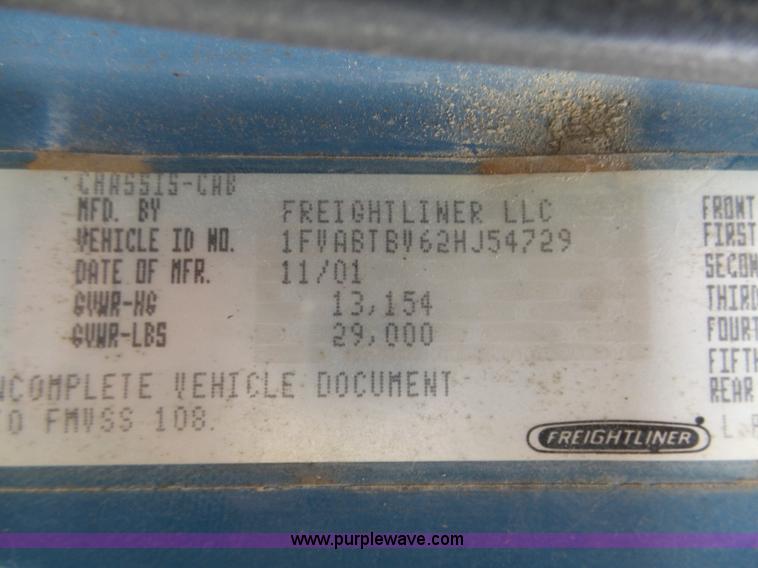 image for item K5492 2002 Freightliner FL70 fuel truck