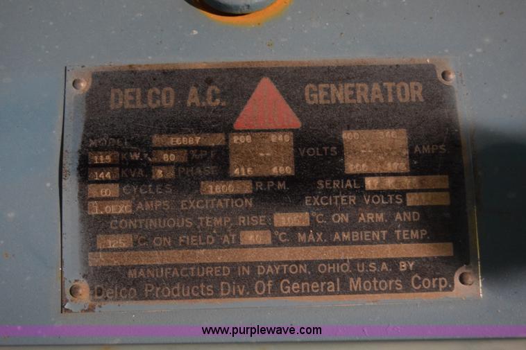 image for item L1007 General Motors AC Delco generator