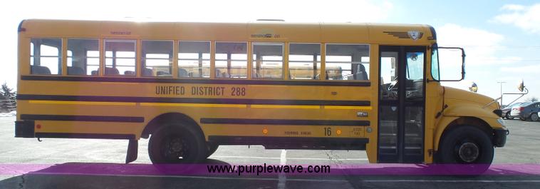image for item L3642 2005 International CE200 school bus