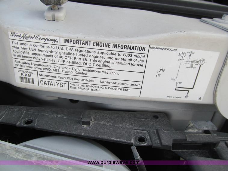 image for item L5507 2003 Ford E350 Extended van