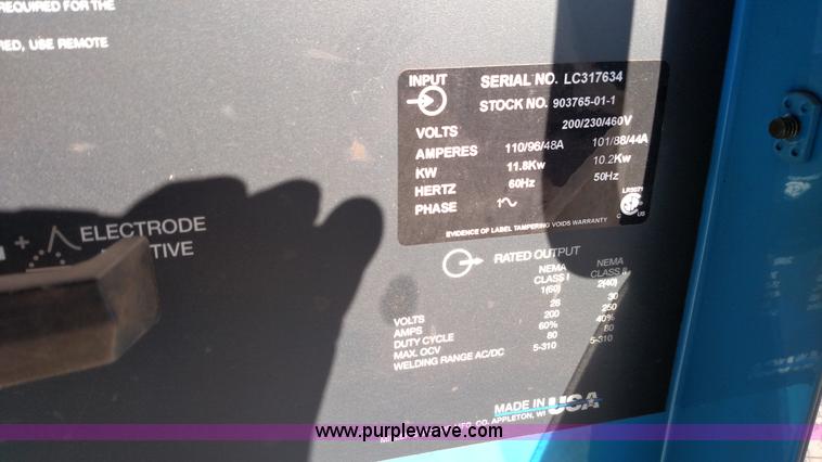 image for item L6103 Miller Syncrowave 250DX welder