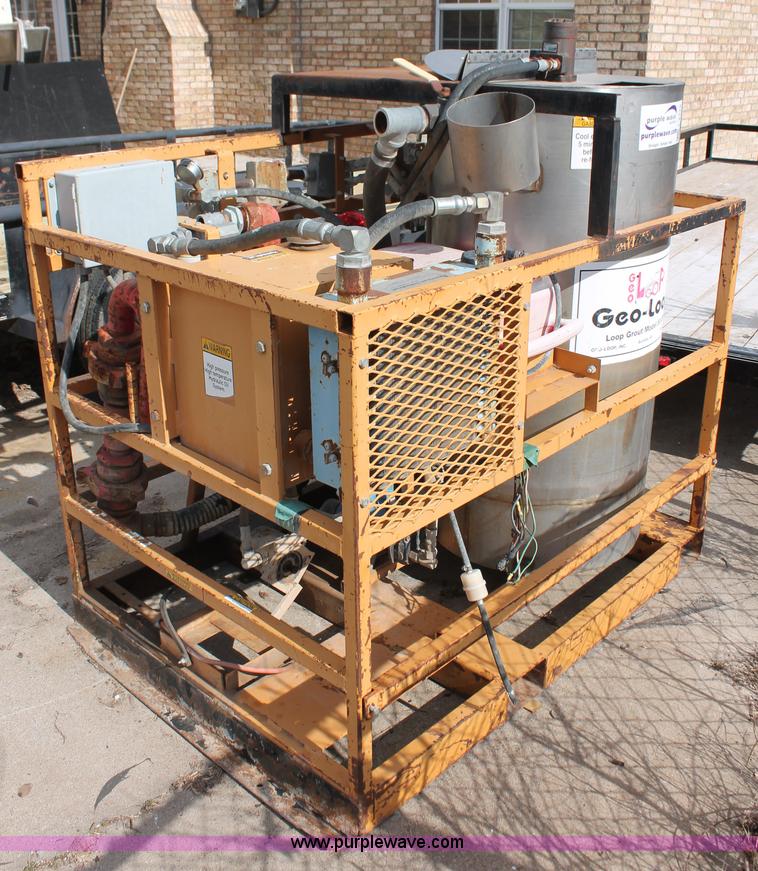 image for item L6779 Geo-loop 50-500 geothermal water well grout machine