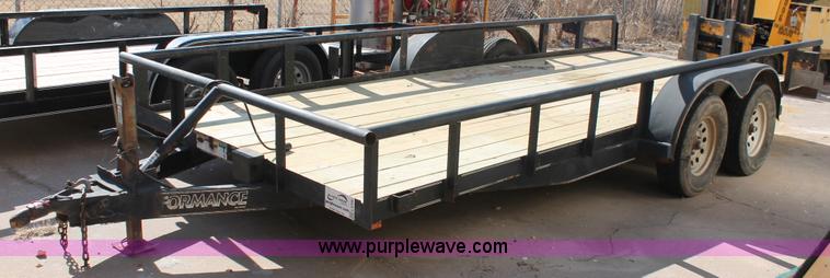 image for item L6780 2006 Parker Performance equipment trailer