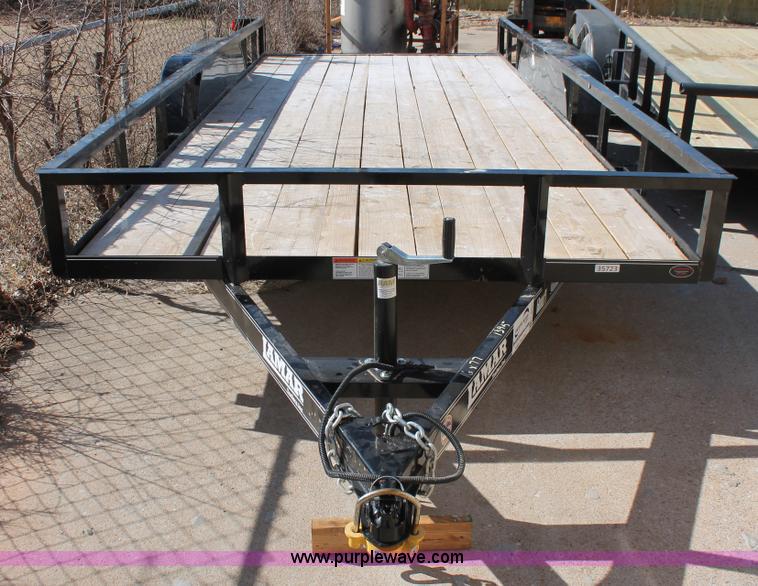 image for item L6781 2016 Lamar equipment trailer